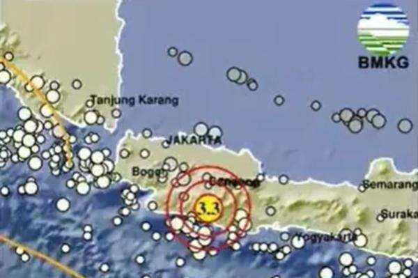 Gempa Hari Ini Magnitudo 3,3 Guncang Bandung Jabar Gempa Hari Ini Magnitudo 3,3 Guncang Bandung Jabar