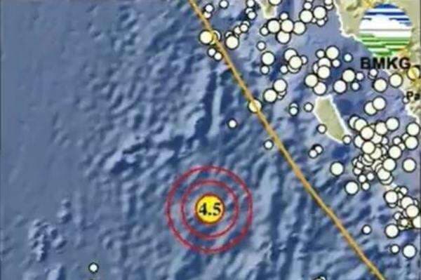Gempa Hari Ini Magnitudo 4,5 Guncang Mentawai Sumbar Gempa Hari Ini Magnitudo 4,5 Guncang Mentawai Sumbar