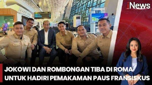Jokowi dan Rombongan Tiba di Italia, Hadiri Pemakaman Paus Fransiskus Jokowi dan Rombongan Tiba di Italia, Hadiri Pemakaman Paus Fransiskus