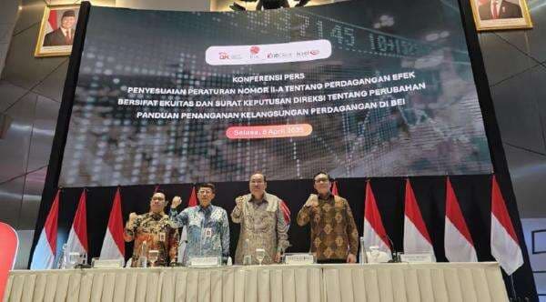 BEI Ungkap Alasan Ubah Aturan Ambang Batas Trading Halt dan ARB BEI Ungkap Alasan Ubah Aturan Ambang Batas Trading Halt dan ARB