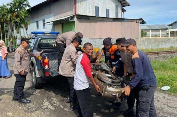Kecelakaan di Sukoharjo, Pemotor Luka-luka Tertabrak Kereta Api Bathara Kresna Kecelakaan di Sukoharjo, Pemotor Luka-luka Tertabrak Kereta Api Bathara Kresna