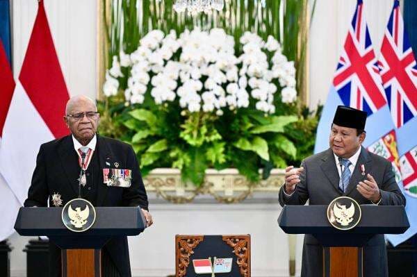 Prabowo: RI-Fiji Hadapi Tantangan yang Sama, Kenaikan Permukaan Air Laut-Geopolitik Prabowo: RI-Fiji Hadapi Tantangan yang Sama, Kenaikan Permukaan Air Laut-Geopolitik