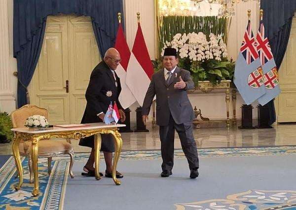 Bertemu PM Fiji, Prabowo Singgung Tantangan Iklim dan Kenaikan Permukaan Laut Bertemu PM Fiji, Prabowo Singgung Tantangan Iklim dan Kenaikan Permukaan Laut