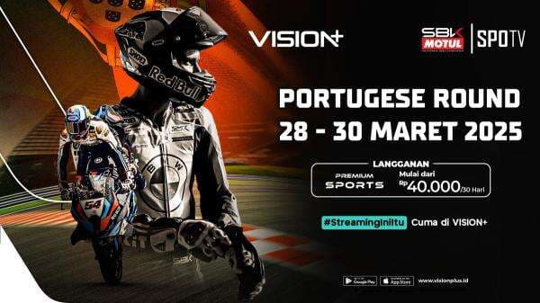 Jadwal dan Link Live Streaming Vision+ WSBK Portugal 2025, Klik di Sini! Jadwal dan Link Live Streaming Vision+ WSBK Portugal 2025, Klik di Sini!