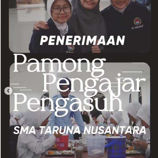 SMA Taruna Nusantara Buka Lowongan Tenaga Pendidik 2025, IPK Minimal 3,00 SMA Taruna Nusantara Buka Lowongan Tenaga Pendidik 2025, IPK Minimal 3,00