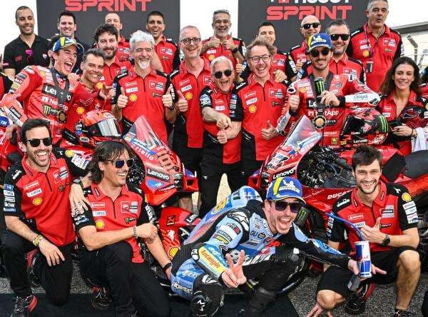 Siapa Pembalap Pertama yang Menang Bersama Tim Ducati di MotoGP? Siapa Pembalap Pertama yang Menang Bersama Tim Ducati di MotoGP?