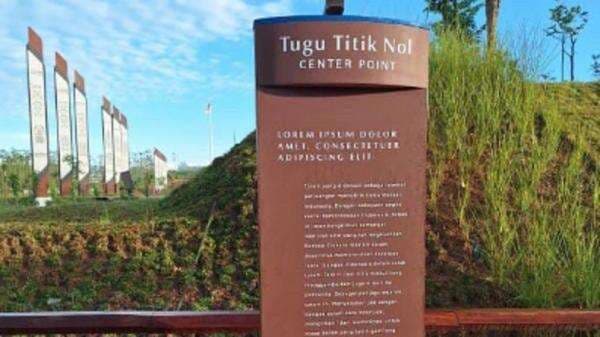 Viral Teks Dummy Lorem Ipsum di Tugu Titik Nol Kilometer IKN, Kini Ditutup Terpal Viral Teks Dummy Lorem Ipsum di Tugu Titik Nol Kilometer IKN, Kini Ditutup Terpal
