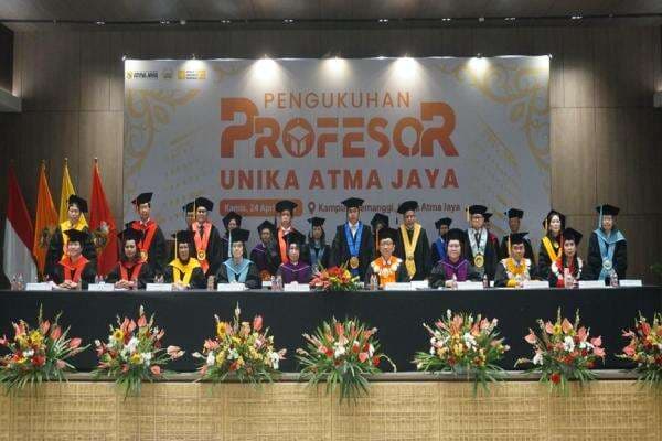 Wujudkan Tridarma Perguruan Tinggi, Unika Atma Jaya Kukuhkan 3 Profesor Wujudkan Tridarma Perguruan Tinggi, Unika Atma Jaya Kukuhkan 3 Profesor